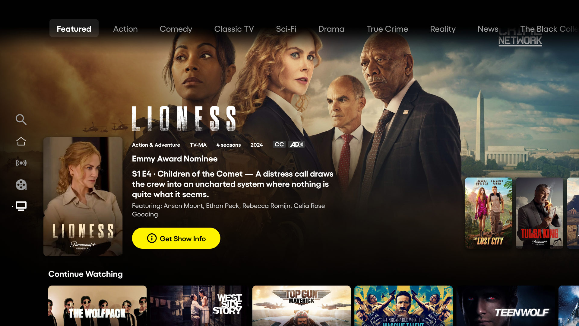 Convergence — VOD landing
